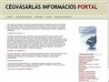 http://www.cegvasarlascegvetel.com ismertető oldala